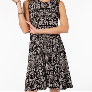 NWT Style and Co. Sleeveless A-Line Swing Dress